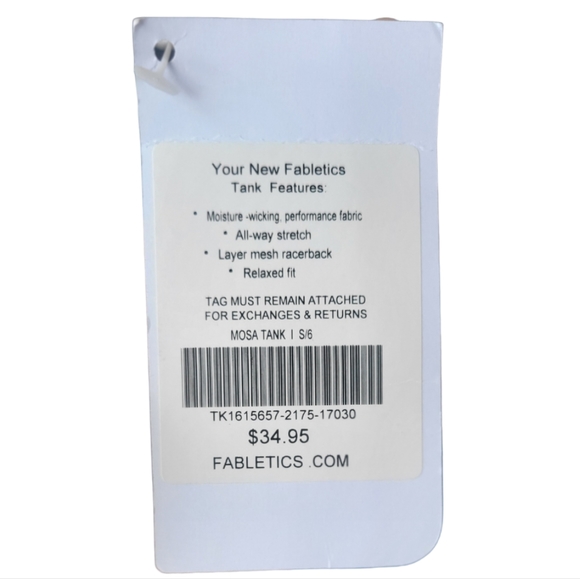 Fabletics Active Tank with Breathable Mesh - Picture 4 of 4